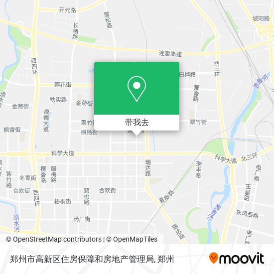 郑州市高新区住房保障和房地产管理局地图