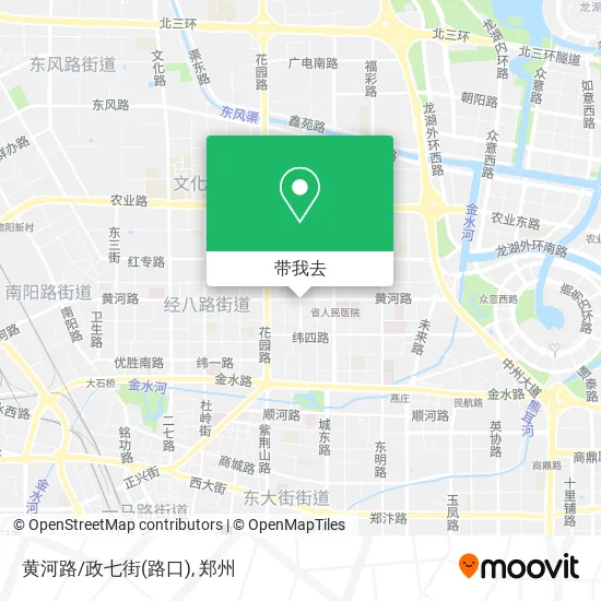 黄河路/政七街(路口)地图