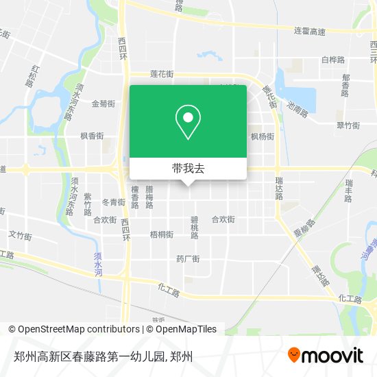 郑州高新区春藤路第一幼儿园地图