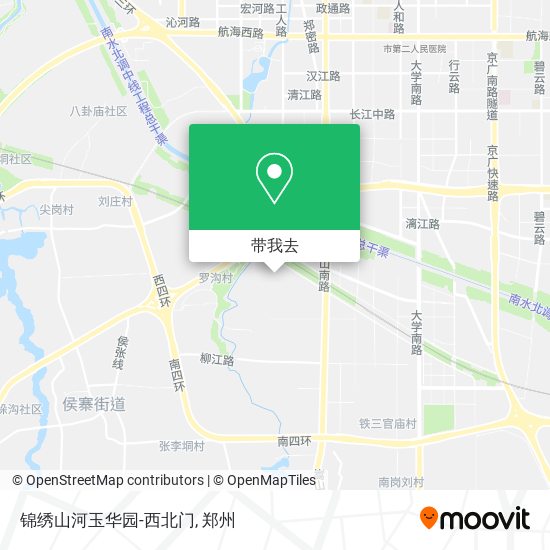 锦绣山河玉华园-西北门地图