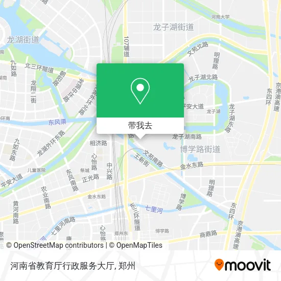 河南省教育厅行政服务大厅地图