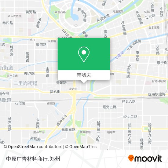 中原广告材料商行地图