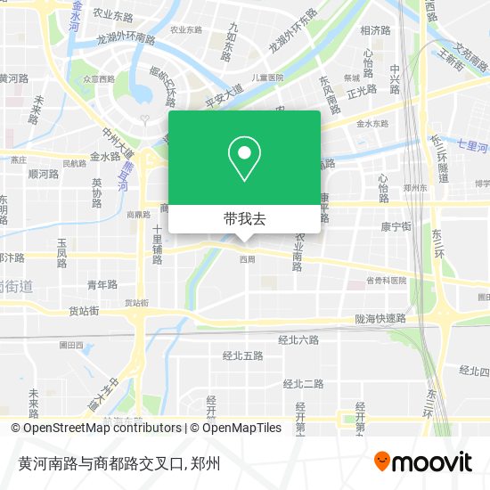 黄河南路与商都路交叉口地图