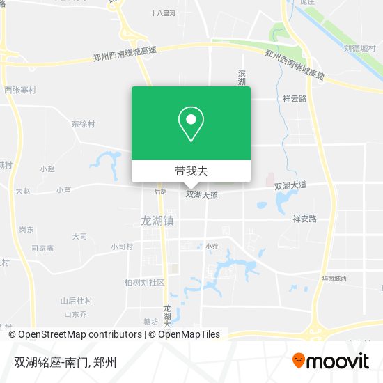 双湖铭座-南门地图