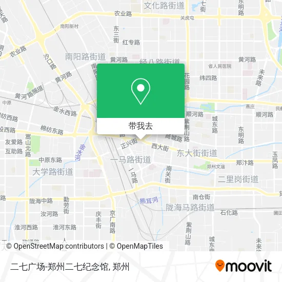 二七广场-郑州二七纪念馆地图