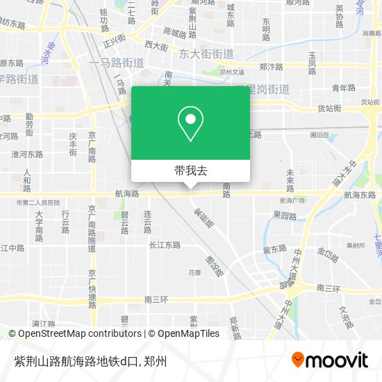 紫荆山路航海路地铁d口地图