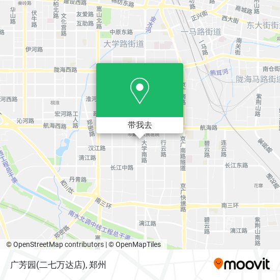 广芳园(二七万达店)地图