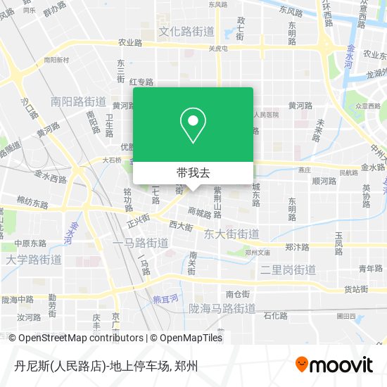 丹尼斯(人民路店)-地上停车场地图