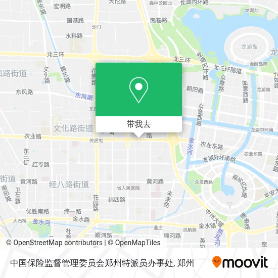 中国保险监督管理委员会郑州特派员办事处地图