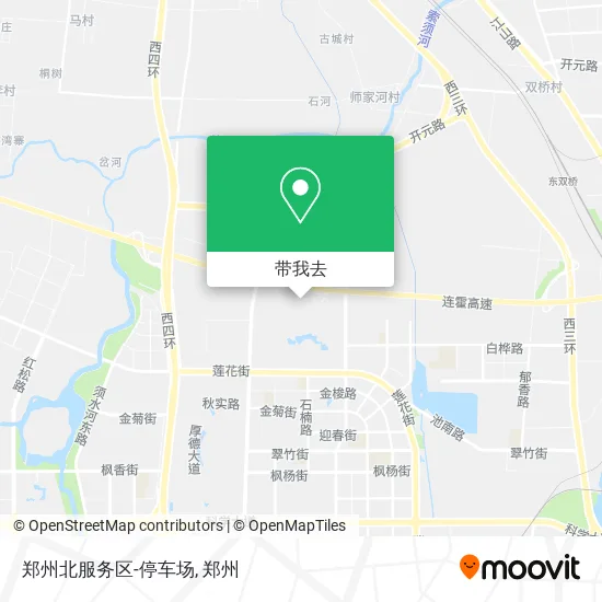 郑州北服务区-停车场地图