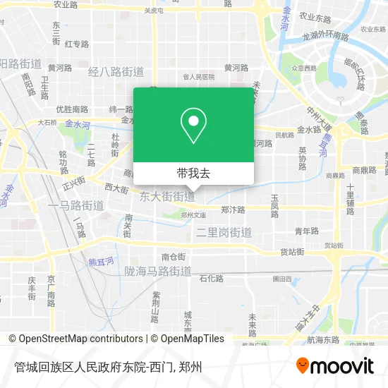 管城回族区人民政府东院-西门地图