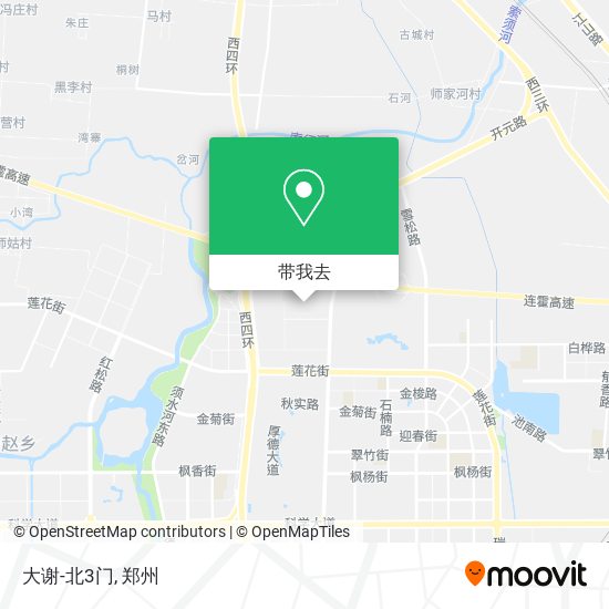 大谢-北3门地图