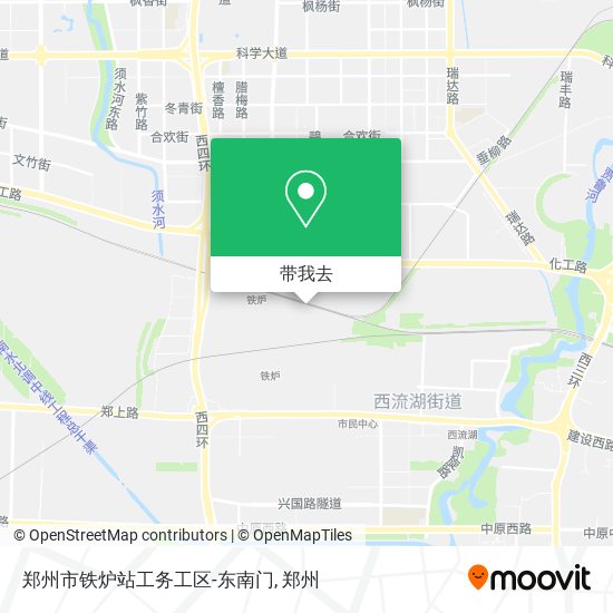 郑州市铁炉站工务工区-东南门地图