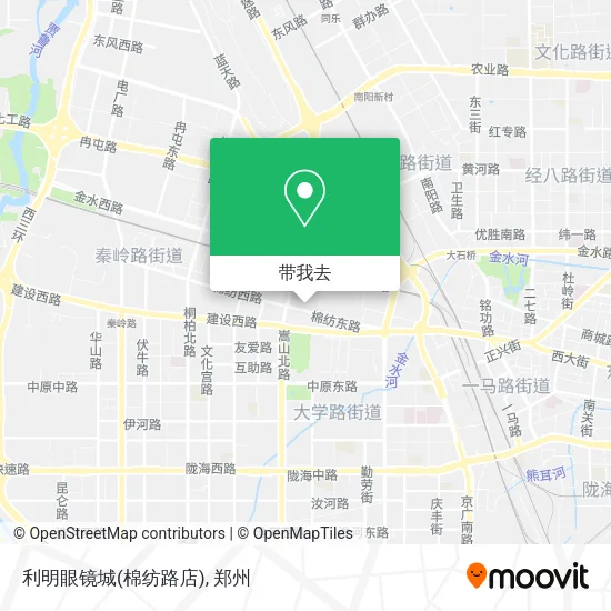 利明眼镜城(棉纺路店)地图