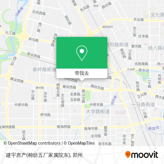 建宇房产(棉纺五厂家属院东)地图