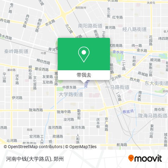 河南中钱(大学路店)地图