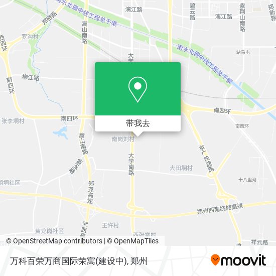 万科百荣万商国际荣寓(建设中)地图