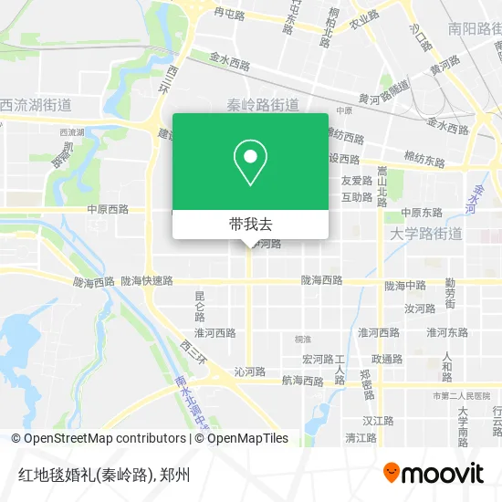 红地毯婚礼(秦岭路)地图