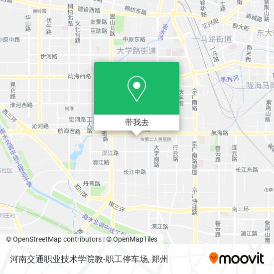 河南交通职业技术学院教-职工停车场地图