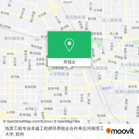 地质工程专业卓越工程师培养校企合作单位河南理工大学地图