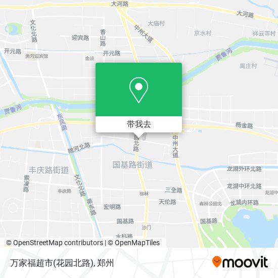 万家福超市(花园北路)地图