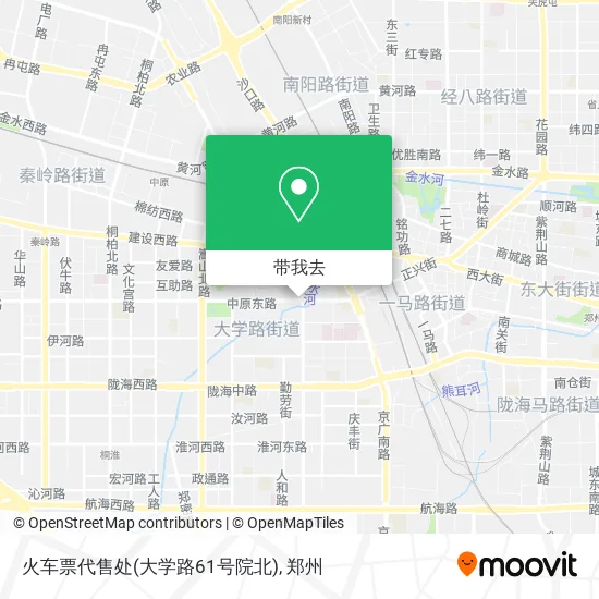 火车票代售处(大学路61号院北)地图
