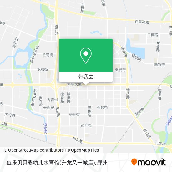 鱼乐贝贝婴幼儿水育馆(升龙又一城店)地图