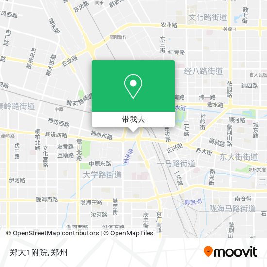 郑大1附院地图