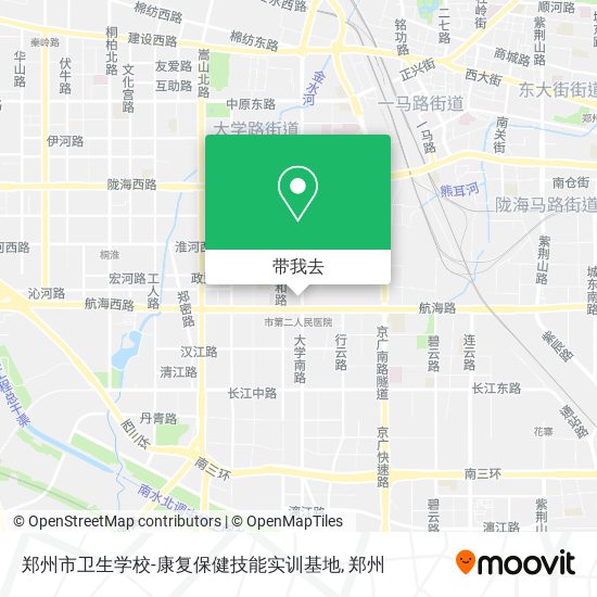 郑州市卫生学校-康复保健技能实训基地地图