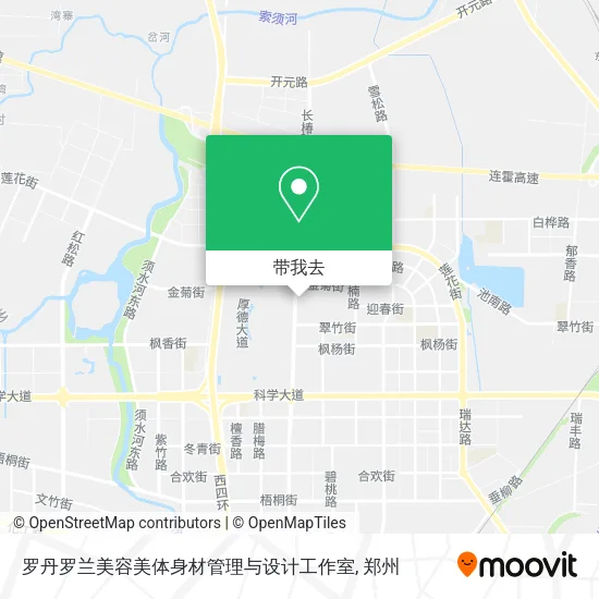 罗丹罗兰美容美体身材管理与设计工作室地图