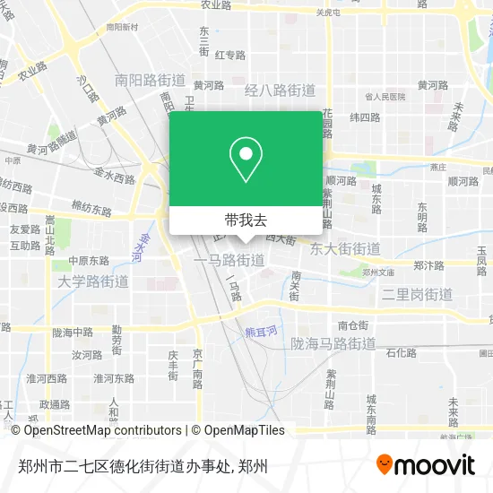 郑州市二七区德化街街道办事处地图