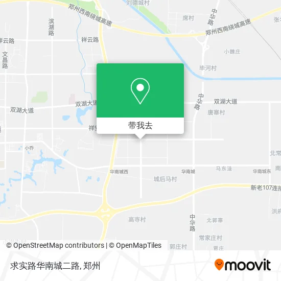 求实路华南城二路地图