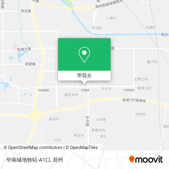 华南城地铁站-A1口地图