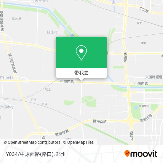 Y034/中原西路(路口)地图