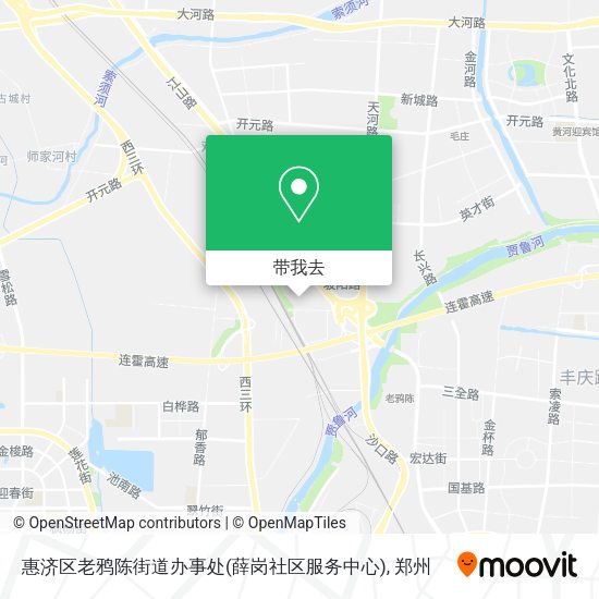 惠济区老鸦陈街道办事处(薛岗社区服务中心)地图