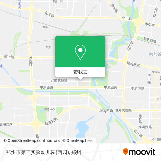 郑州市第二实验幼儿园(西园)地图