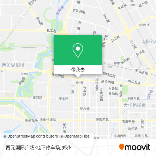 西元国际广场-地下停车场地图