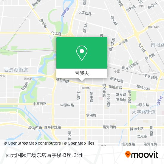西元国际广场东塔写字楼-B座地图