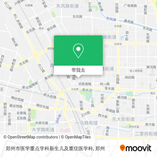 郑州市医学重点学科新生儿及重症医学科地图