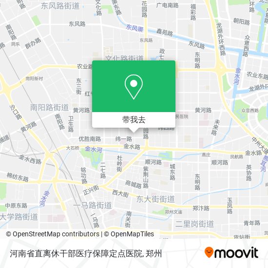 河南省直离休干部医疗保障定点医院地图