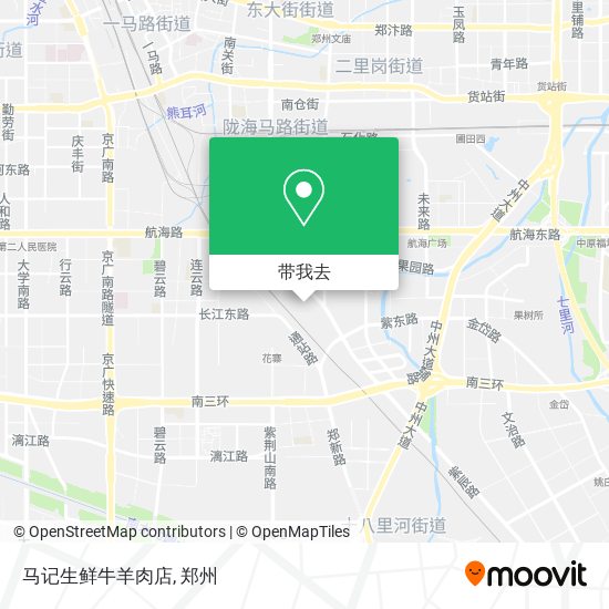 马记生鲜牛羊肉店地图
