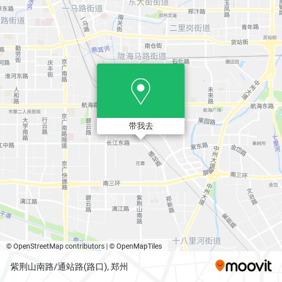 紫荆山南路/通站路(路口)地图