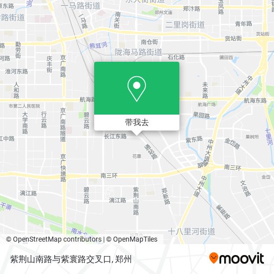 紫荆山南路与紫寰路交叉口地图