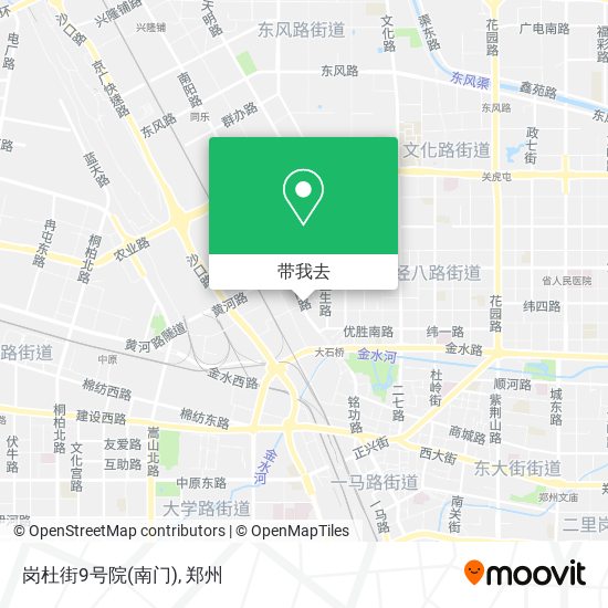 岗杜街9号院(南门)地图