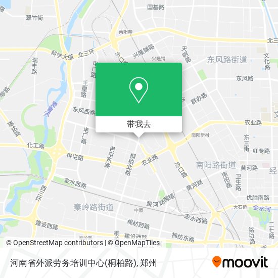 河南省外派劳务培训中心(桐柏路)地图
