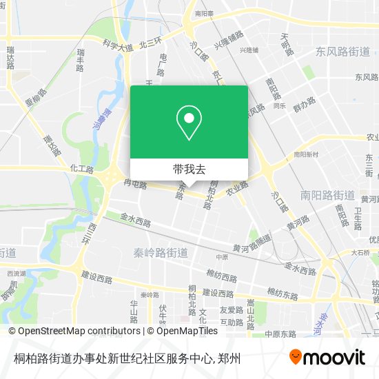 桐柏路街道办事处新世纪社区服务中心地图