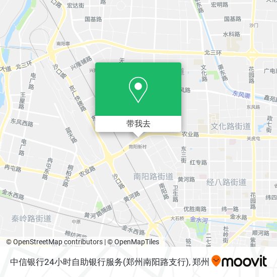 中信银行24小时自助银行服务(郑州南阳路支行)地图