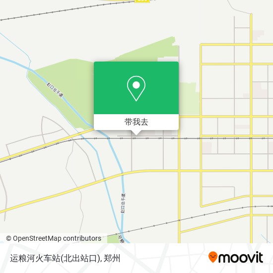 运粮河火车站(北出站口)地图