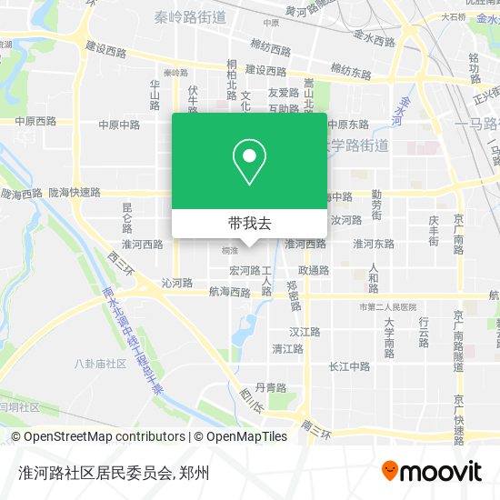 淮河路社区居民委员会地图