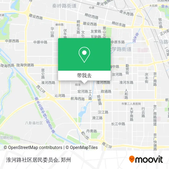 淮河路社区居民委员会地图